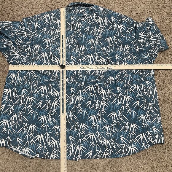 Duluth Trading Shirt Mens 3XL Blue Short Sleeve Vented Fishing Outdoor Top - Picture 8 of 11